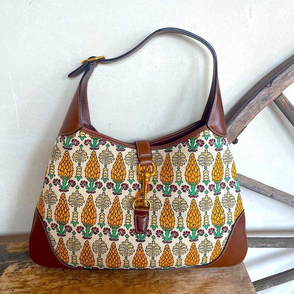 GUCCI Pineapple Vintage Jackie Bag Virtually New Condition No Flaws Rare!!